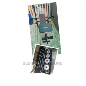 Weight Lifting Bench +50kg Dumbbells