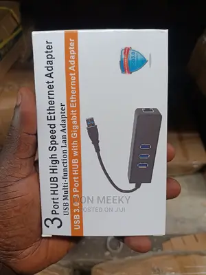 3port Hub High Speed Ethernet Adapter