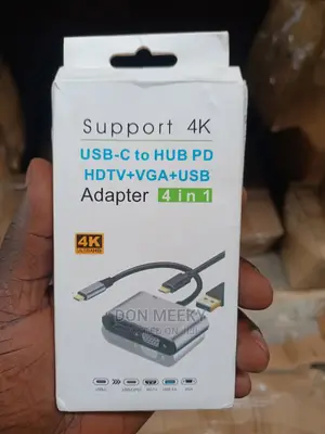 Usb-C to Hub Pd HDTV to Vga Adapter 4in1