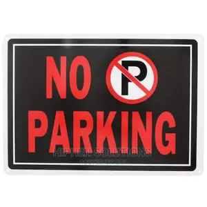 No Parking Sign 14,X10 Aluminum