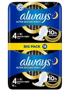 Always Ultra Day and Night Sanitary Towels Size 5 X 18 Pads
