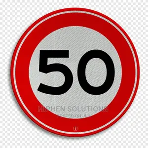 50mph Minimum Speed Limit Sign
