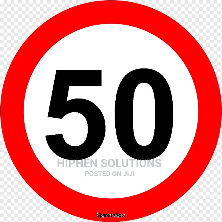 Traffic Minimum Speed Limit Sign