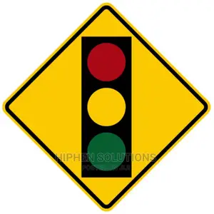 Traffic Signs Ahead Warning Symbol