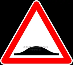 Warning Traffic Signs Uneven Road