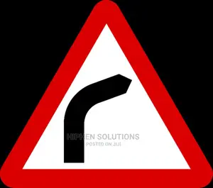 Warning Sign - Bend To Right