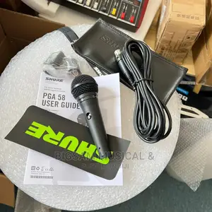 Shure PGA58 Dynamic Microphone - Handheld Mic for Vocals