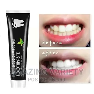 Charcoal Bamboo Dental Whitening Toothpaste
