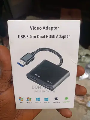 Video Adapter Usb3.0 To Dual HDMI Adapter