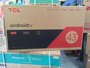TCL 43inches Android Smart Chromecast Built in Satellite TV