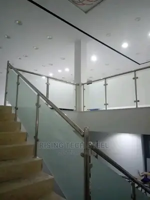 Fantastic White Glass Hand Rail