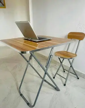 Foldable Reading Table and Chair