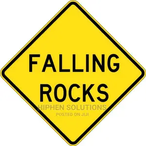 Falling Rocks Sign