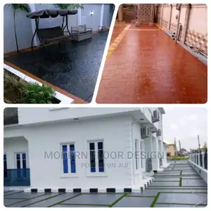 Ebony Modern Stamps Floor