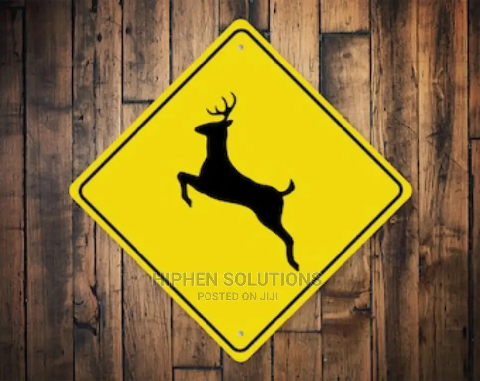 Warning Animals Sign