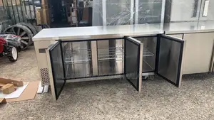 3 DOORS 6FT Stainless Under Counter Refrigerator/Bar Chiller