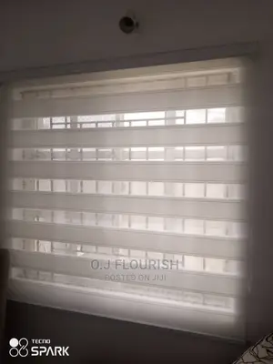 White Day And Night Window Blinds
