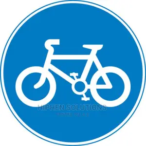 No Cycling - Circle Traffic Signs Red/White
