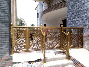 Golden Laser Cut Design