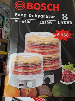 Bosch Food Dehydrator 8 Layers 1850watts.
