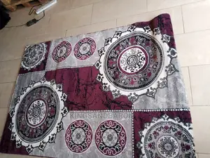 5*7 Crystal Velvet Center Rug Available