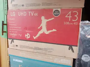 Authentic Frameless LG 43" Smart Led TV With Netflix
