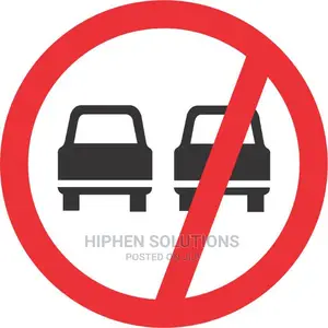 Overtaking, Car, Warning Sign