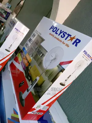 18inches Polystar Remote Rechargeable Stand Fan