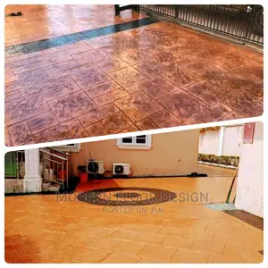 Well Shell Modern Stamps Floor