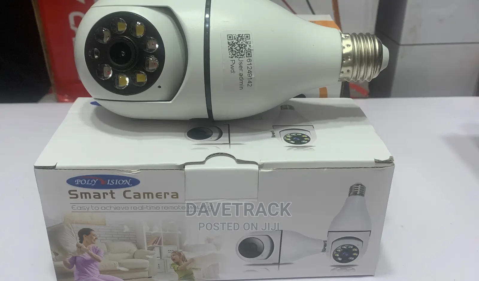 Spy Bulb Camera-PTZ 360 Degree Panoramic