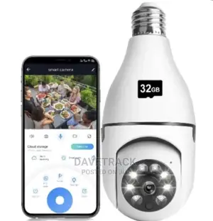 Spy Bulb Camera-PTZ 360 Degree Panoramic
