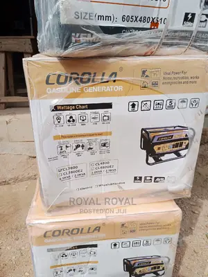 Authentic Corolla 3kva Max Manual Start Generator- CL3800