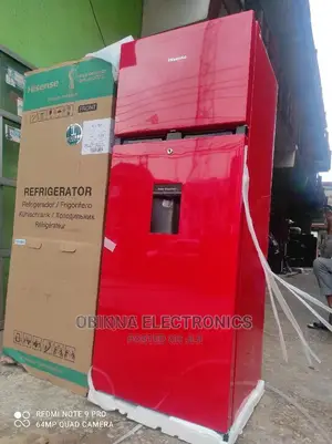 Brand New Hisense(Ref205dr)205L/Water Dispenser/Red Colour/