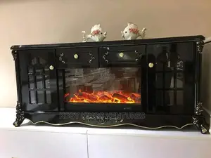 Royal Fireplace Tv Stand Black