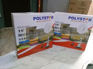 Polystar Quality 18" Rechargeable Stand Fan