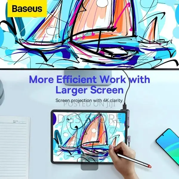 Baseus Padjoy 6 Port Type C Hub Adapter