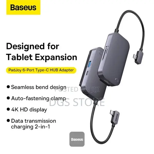 Baseus Padjoy 6 Port Type C Hub Adapter