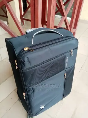 Medium Black Swiss Polo Traveling Luggage Box