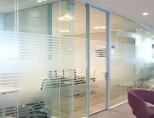 Elegant Glass Partition