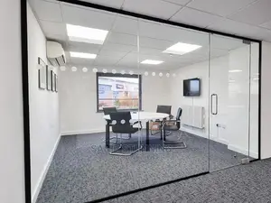 Spacious Office Partition