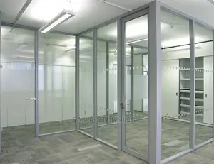 Simple and Classic Glass Partition