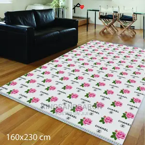 5x7fts Pitch and Cream Shaggy Premium America Center Rug.
