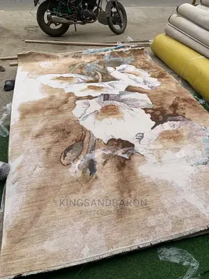 4*6fts Beige and Cream Turkey Center Rug (4*6,7*10, 8*11)