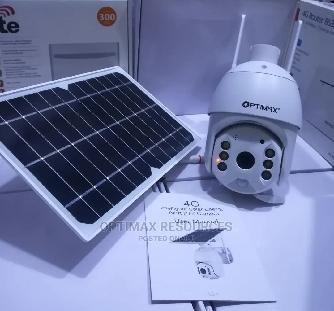 Solar Powered PTZ 4G Camera
