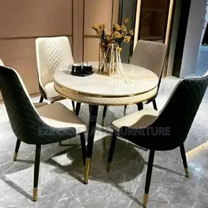 Marble Dinner Set by 4 Seaters