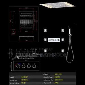 Quality Jet Conduit Shower With Led