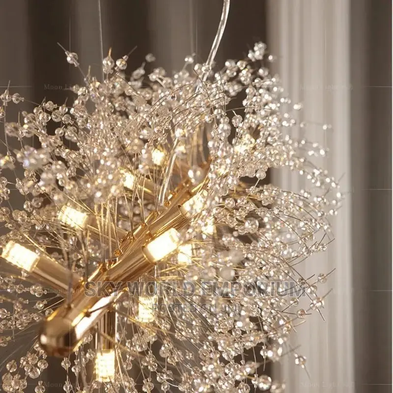 Rectangular Fireworks Chandelier