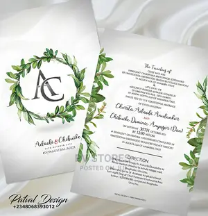 Classic Customised Wedding Traditional Invitation Cards(I.V)