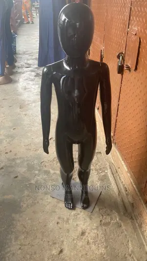 Glossy Black Age 3 To 6 Years Kids Mannequins
