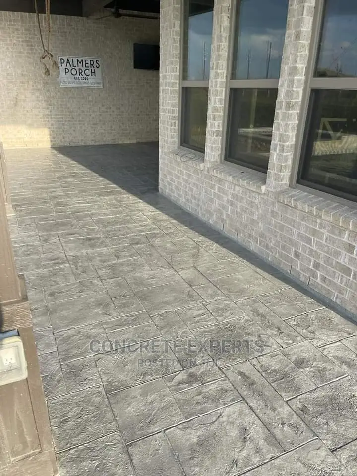 Polishing Stamped Concrete